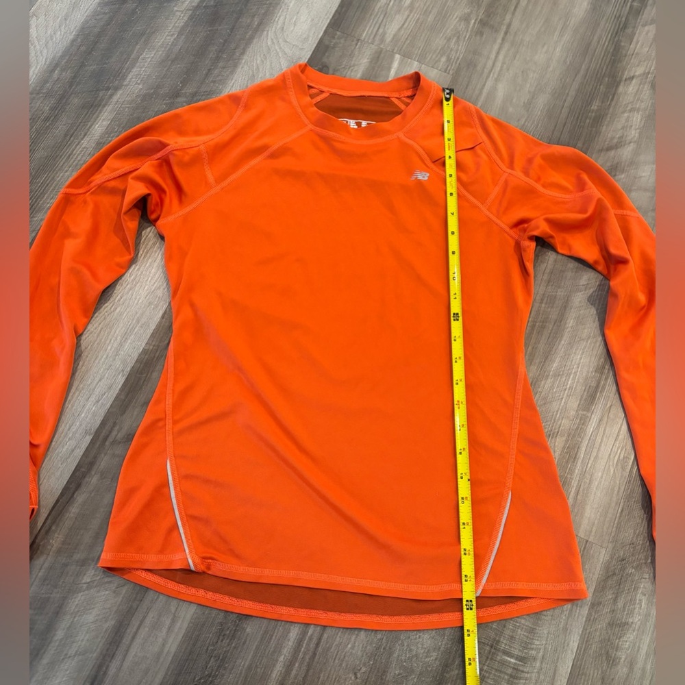 New Balance Orange Athletic Top Long Sleeves - Women’s Size Medium - Picture 7 of 9